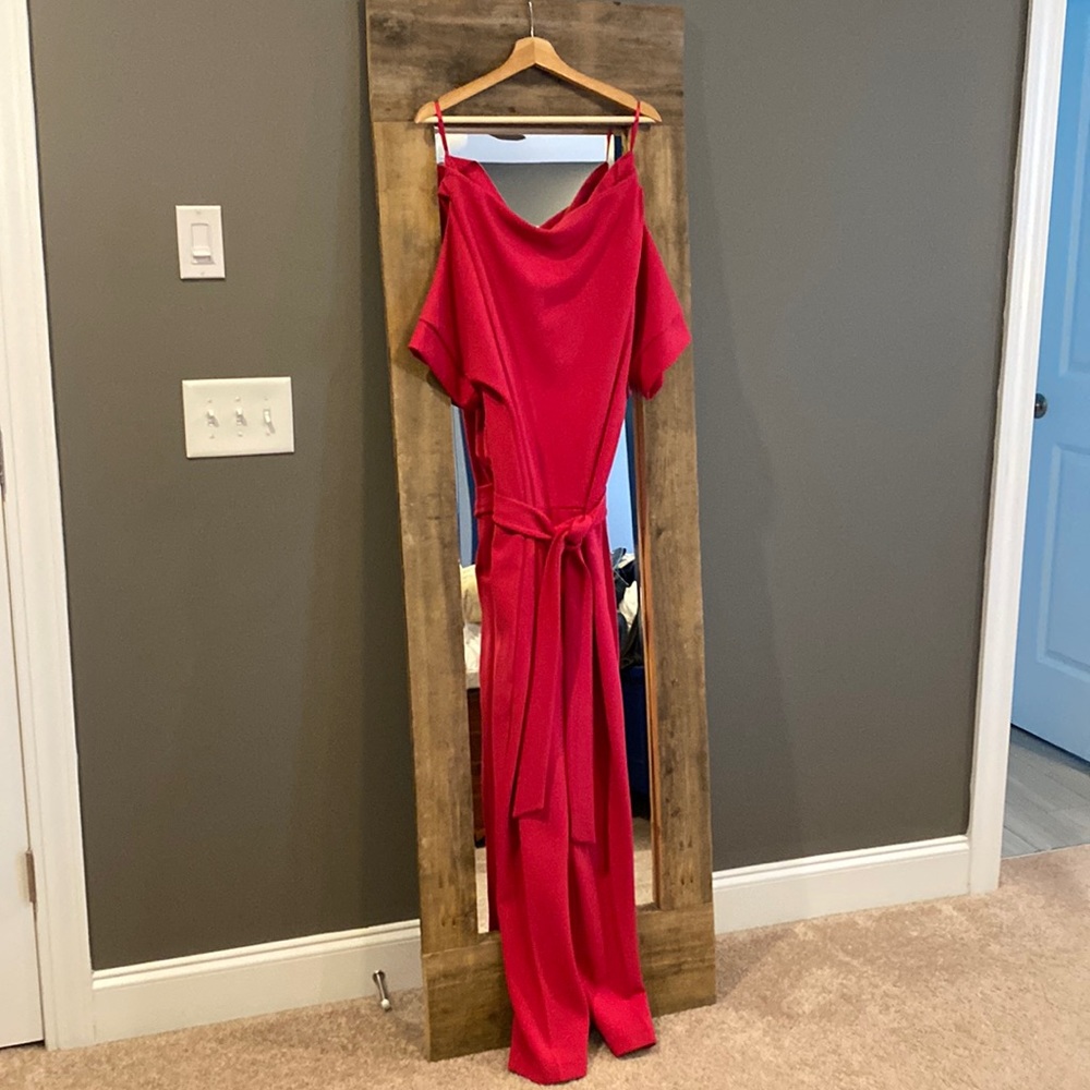Hot Pink Jumpsuit Just in time for the Holidays